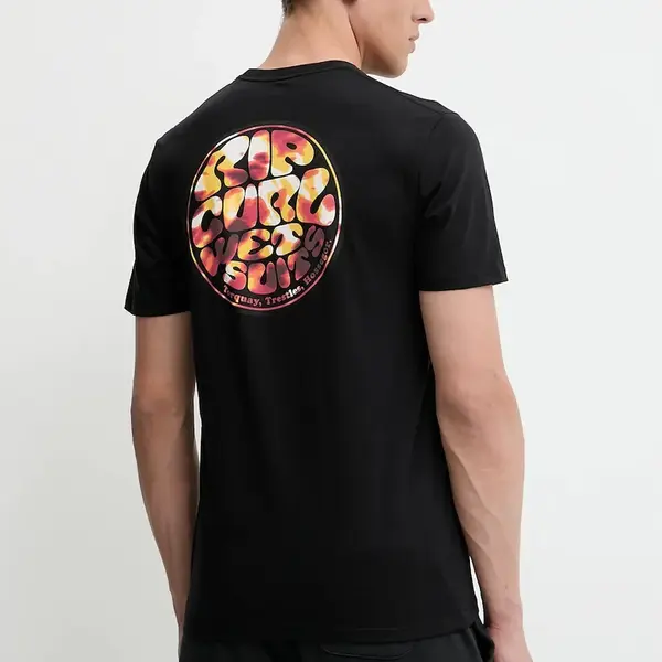 Tričko Rip Curl PASSAGE pánské, bílá barva, s potiskem, 0JIMTE