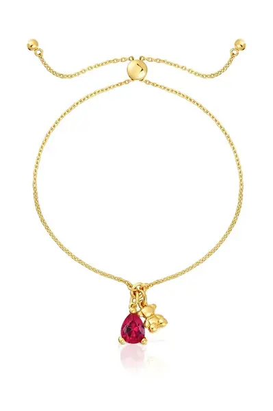 Pozlacený stříbrný náramek Tous 1004338900