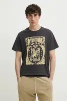 Bavlněné tričko Levi's GRAPHIC CREWNECK TEE šedá barva, s potiskem, 22491