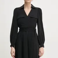 Šaty Dkny černá barva, mini, DD3K7484