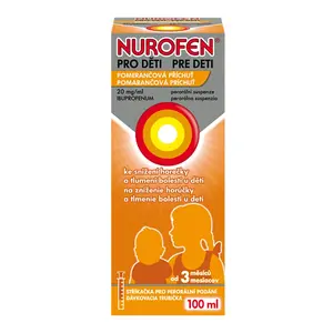 Nurofen pro děti 20 mg/ml pomeranč suspenze 100 ml