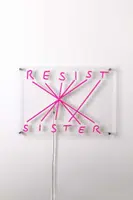 LED dekorace na zeď Seletti Resist Sister