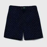 Dětské kraťasy United Colors of Benetton tmavomodrá barva, nastavitelný pas