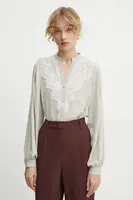 Košile Bruuns Bazaar dámská, béžová barva, regular