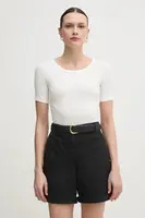 Tričko Tommy Hilfiger bílá barva