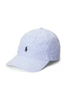 Dětská bavlněná čepice Polo Ralph Lauren vzorovaná