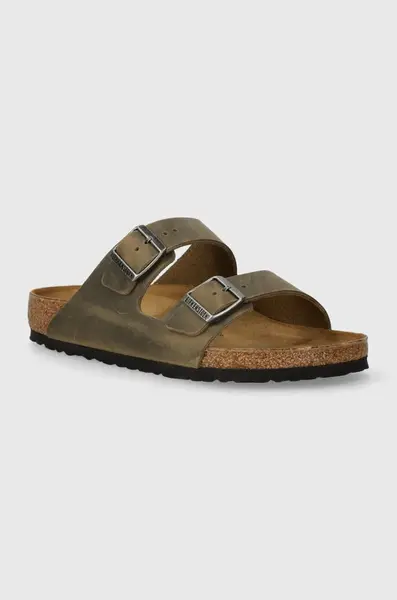 Nubukové pantofle Birkenstock Arizona