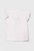 Kojenecká halenka zippy bílá barva, hladká