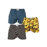 Styx 3PACK pánské trenky art klasická guma vícebarevné (3A15901) L