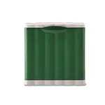 Stefanplast AMICA Modulární koš na selektivní odpad 40x40x30cm / 20 l - zelený
