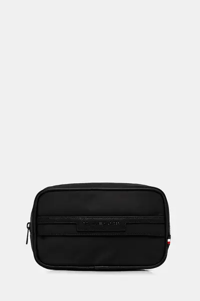 Kosmetická taška Tommy Hilfiger šedá barva, AM0AM13525