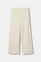 Dětské bavlněné tepláky United Colors of Benetton béžová barva, 3NBMCF06K