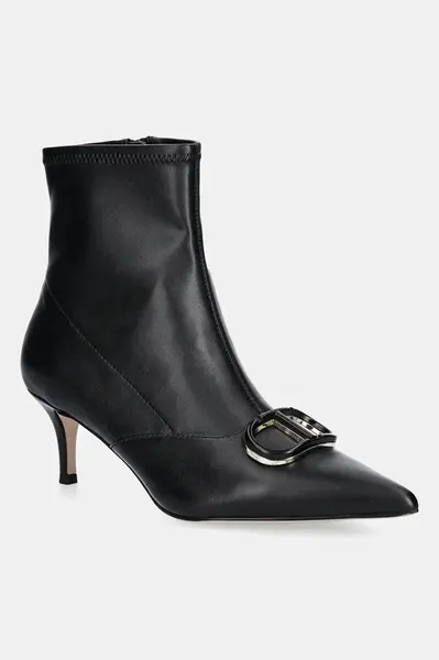 Kožené kotníkové boty Twinset