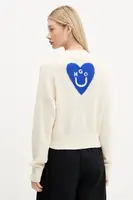 Vlněný svetr Hugo Blue Scutie_B