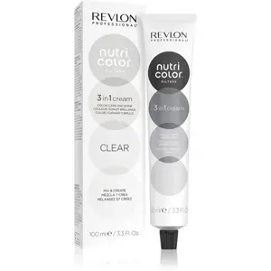 Revlon Professional Nutri Color Filters Metal-Ice vyživující tónovací maska pro profesionální použití Clear 100 ml