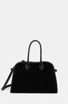 Semišová kabelka Answear.LAB černá barva