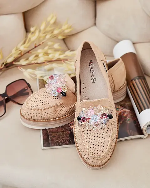 Resti Mokassins with colorful stones Restea