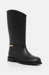 Elisabetta Franchi Dětské kožené boty Elisabetta Franchi