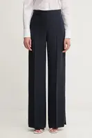 Kalhoty MAX&Co. dámské, černá barva, high waist, 2418131034200