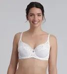 DIM 
PLAYTEX UNDERWIRE BALCONETTE BRA - Women's lace bra with underwire - white