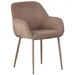 Xora ŽIDLE S PODRUČKAMI, železo, manšestr, šedohnědá