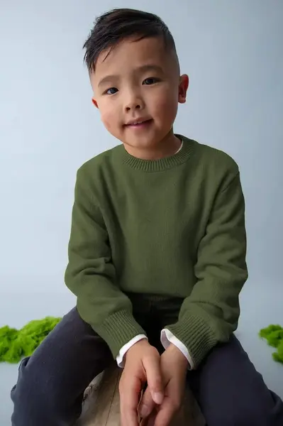 Dětský bavlněný svetr Mayoral zelená barva, 311