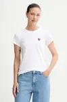 Bavlněné tričko Rag & Bone dámské, bílá barva, RE7D25FT3SW
