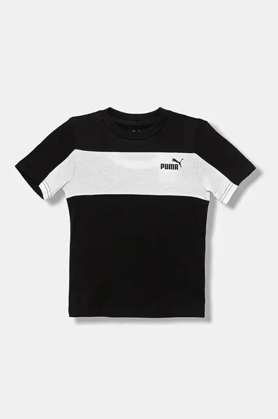 Dětské bavlněné tričko Puma ESS BLOCK Small Logo Tee B