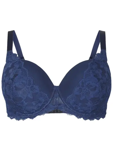 Devoted by Zizzi Podprsenka 'Leva'  tmavomodrá