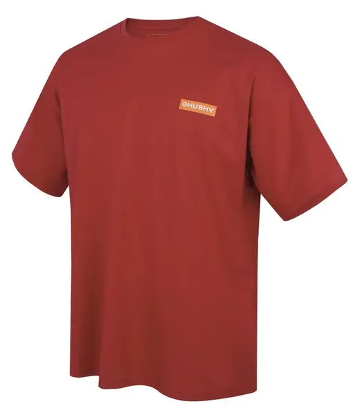 Husky  Tee Panorama M dark red, S Pánske bavlnené tričko