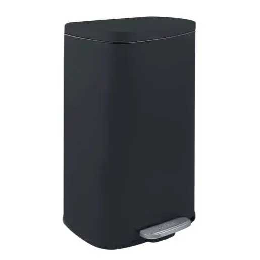Spirella Spirella pedálový odpadkový kôš akira matná čierna oceľ soft-close 30 l 10.21568
