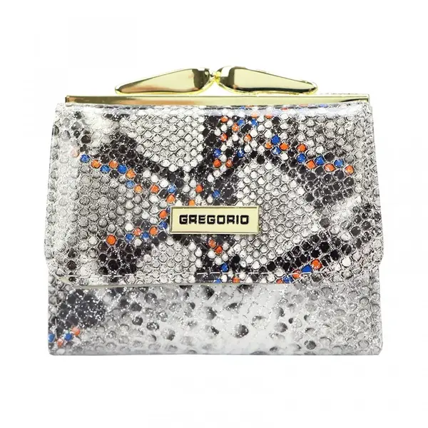 Dámská kožená peněženka šedá - Gregorio Viera