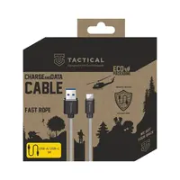 Kabel Tactical Fast Rope Aramid 2.0 Cable USB-A/USB-C 1m, šedá