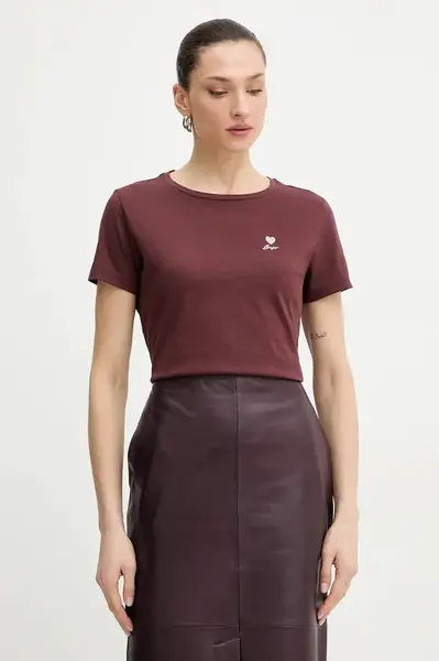 Bavlněné tričko BOSS Orange C Elove 1