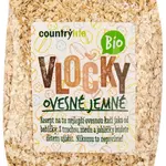 COUNTRY LIFE Vločky ovesné jemné BIO 500 g