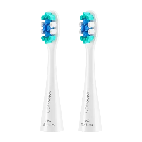 NICEBOY Náhradní hlavice ION Sonic Medium white 2 ks