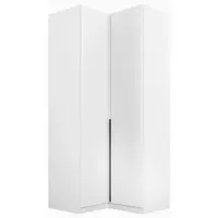 Rauch Möbel ROHOVÁ ŠATNÍ SKŘÍŇ, bílá, tmavě šedá, 100/229/102 cm