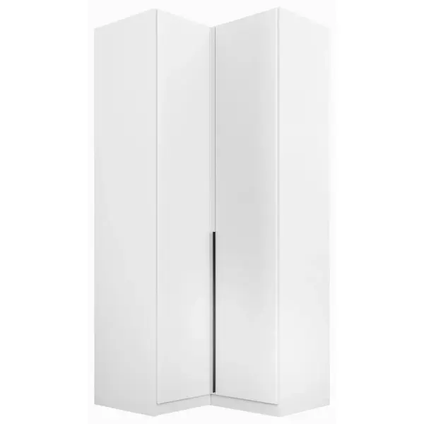 Rauch Möbel ROHOVÁ ŠATNÍ SKŘÍŇ, bílá, tmavě šedá, 100/229/102 cm