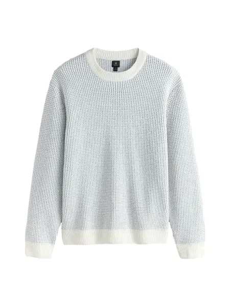 Next Sveter  nebielená / šedobiela