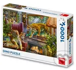 Puzzle Z obrazu Tygři - puzzle z kategorie Umělecké