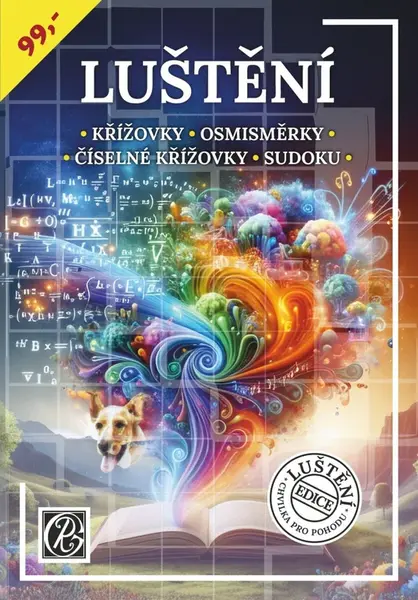Luštění: Chvilka pro pohodu křížovky, číselné křížovky, osmisměrky, sudoku