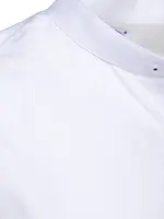 Koszula męska casualowa biała z stójką Dstreet