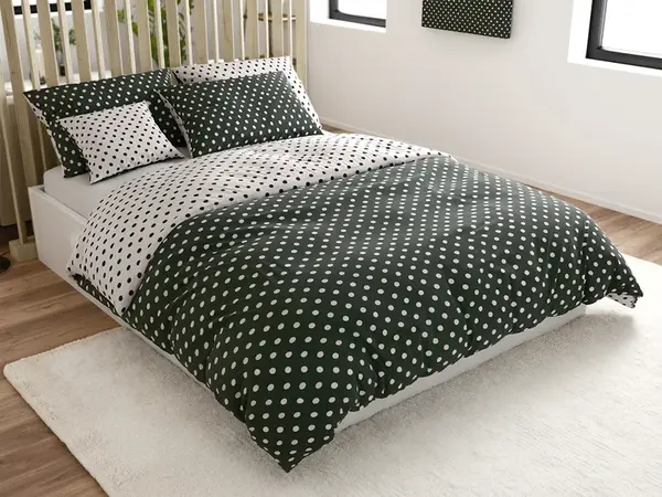 Bavlnené obliečky COLAM GREY sivá hotelové vrecko Rozmer obliečky: 70 x 90 cm | 140 x 200 cm