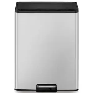 Odpadkový koš Eko Essential 20+20l inox mat 822840