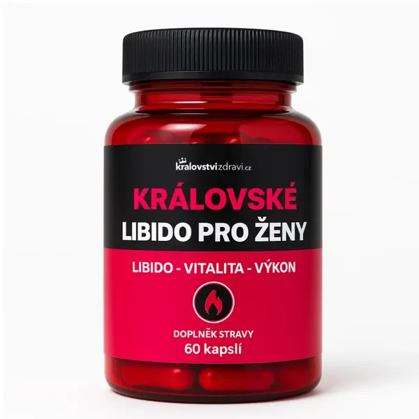 Kráľovské Libido pre ženy, Maca 600 mg + Ženšen 100 mg, 60 kapsúl
