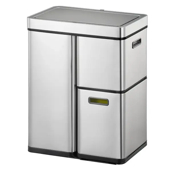 Odpadkový koš Eko Mirage plus 30+15+15l inox 933860