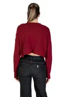 Červená crop mikina Only