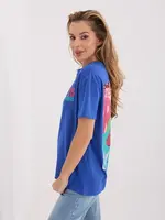 Dámske tričko tmavomodré