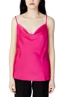 Ružový top na ramienka Vila Clothes