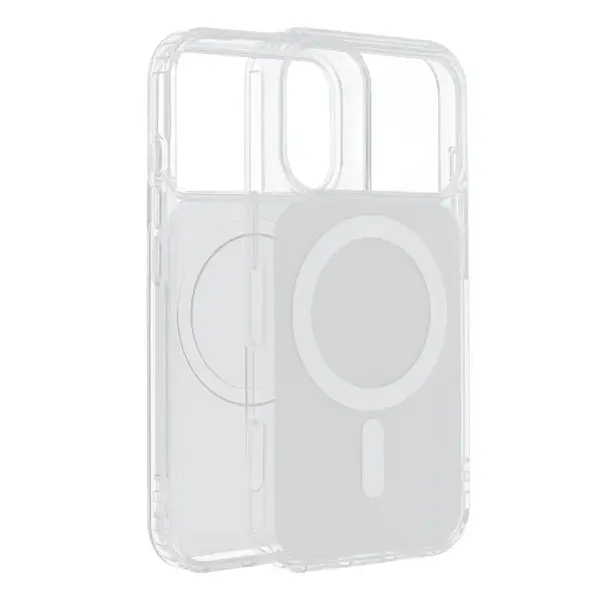 Ochranný kryt CLEAR FUSION MAG COVER Case compatible with MagSafe pro Apple iPhone 16 Pro, bílá